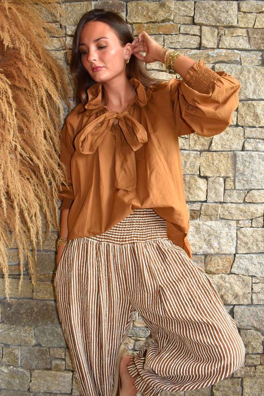 Larc Poet Blouse Hazelnut